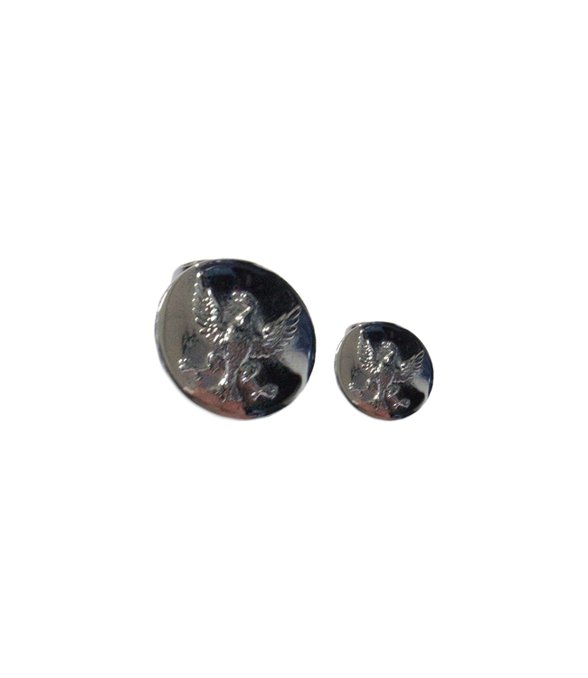 BS Silver Major Sports Buttons X 2