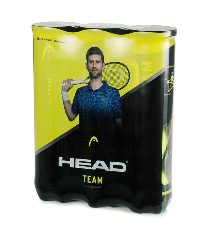 HEAD TEAM TENNIS BALLS 3PK