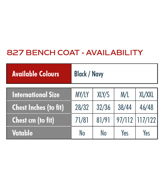 BGI Bench Coat