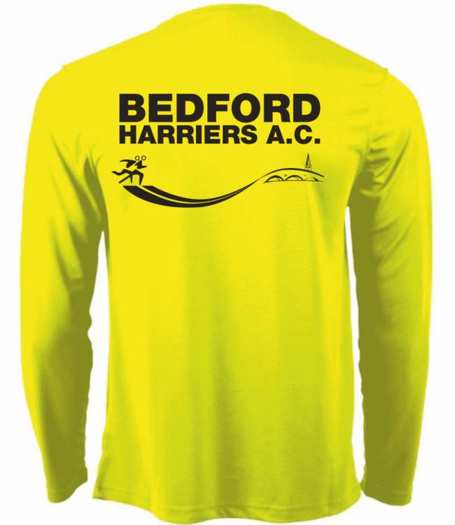 Bedford Harriers Club Training L/S T-shirt, Mens