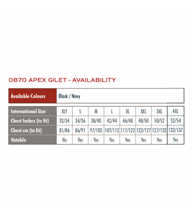 BGI Staff Unisex Gilet