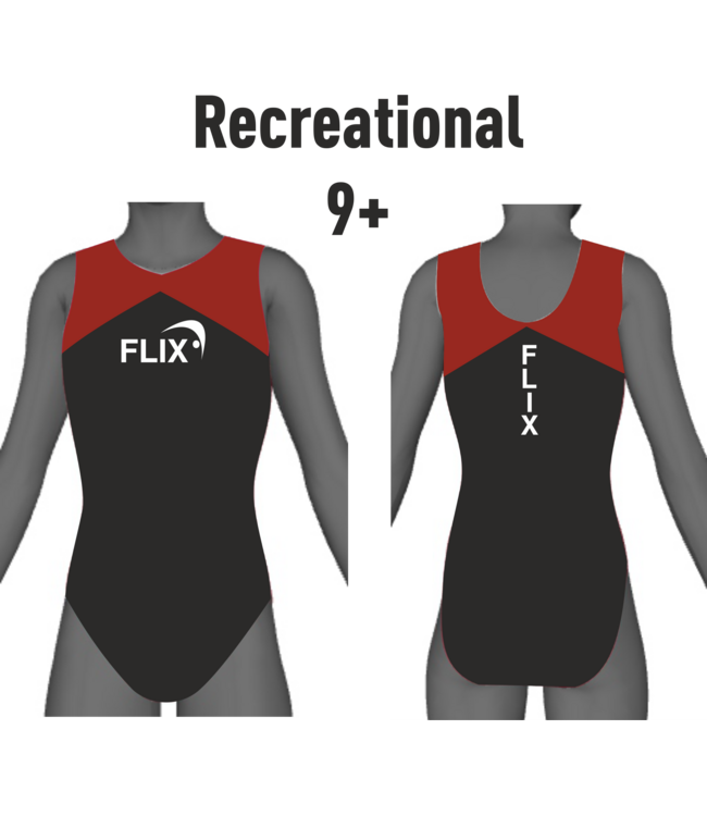 Flix Gymnastics Leotard Recreational 9yrs+