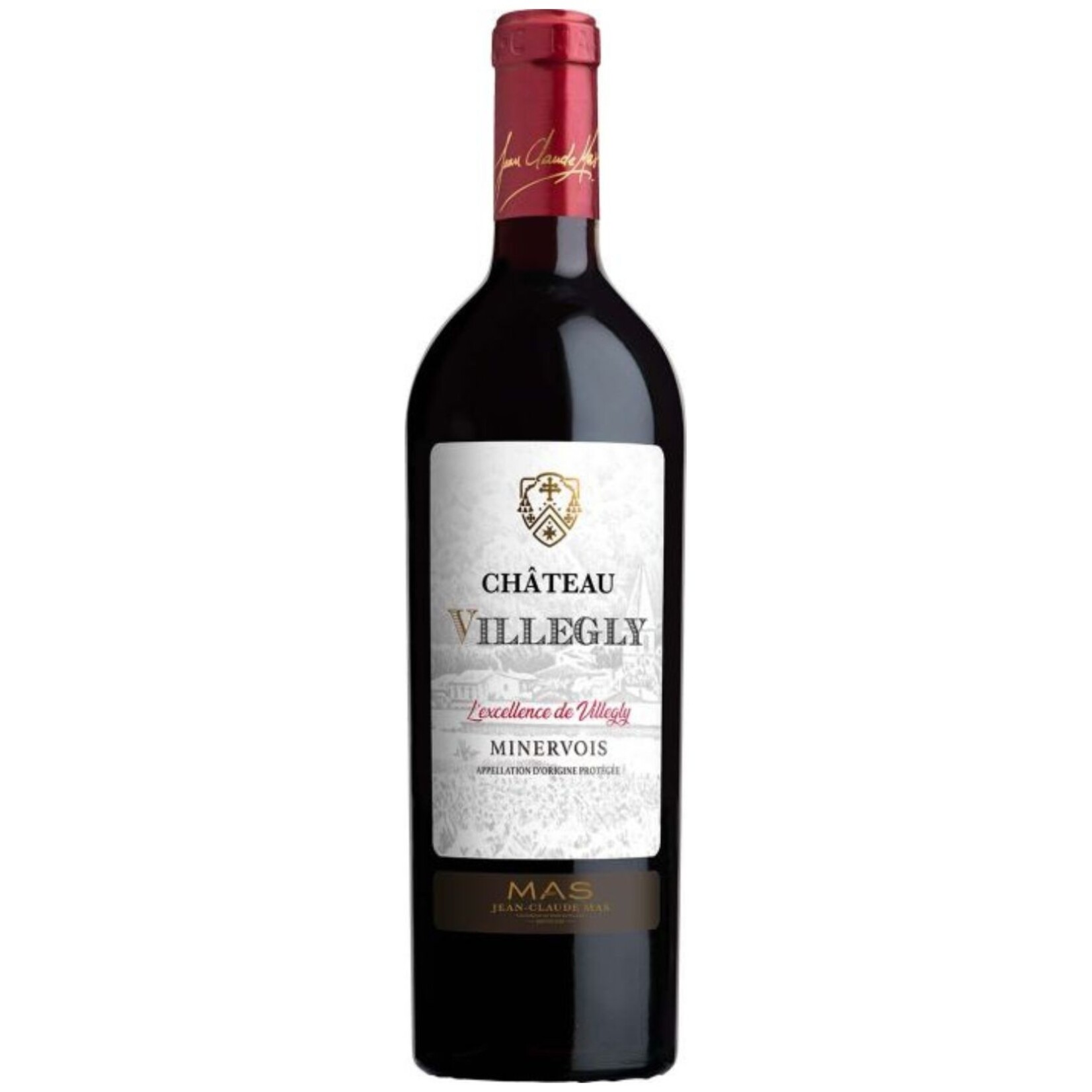 Château Villegly | Minervois, Frankrijk Château Villegly Minervois 'l'Excellence de Villegly' 2022 - 6 flessen