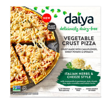 Daiya Vegetable Crust Pizza Italian Herbs & Cheeze Style - Daiya - 8 x 382g