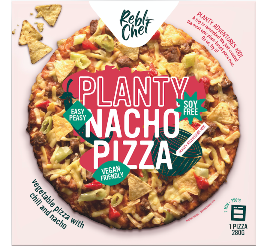 Rebl Chef - Planty Nacho Pizza  (10 x 280g)