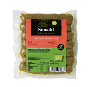 Smaakt - Seitan worstjes  (6 x 200g)