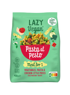 Lazy Vegan Lazy Vegan - Lazy Vegan Pasta al Pesto ready meal (8 x 400g)