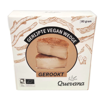 Quevana Quevana - Organic & Aged Smoked Vegan Cheese (6 x 80g)