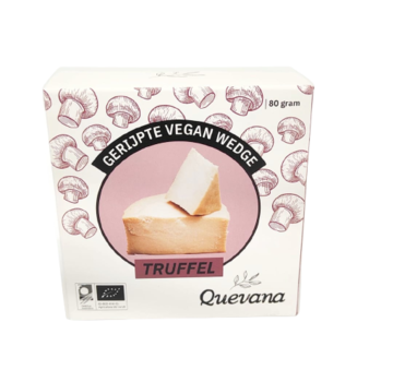 Quevana Quevana - Organic & Aged Truffle Vegan Cheese (6 x 80g)