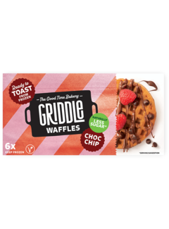 Griddle Griddle Waffles - Chocolate Chip (8 x 200 gram)