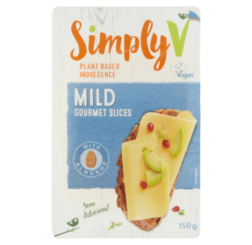 Simply-V Simply-V - Kaasplakjes Mild (6 x 150g)