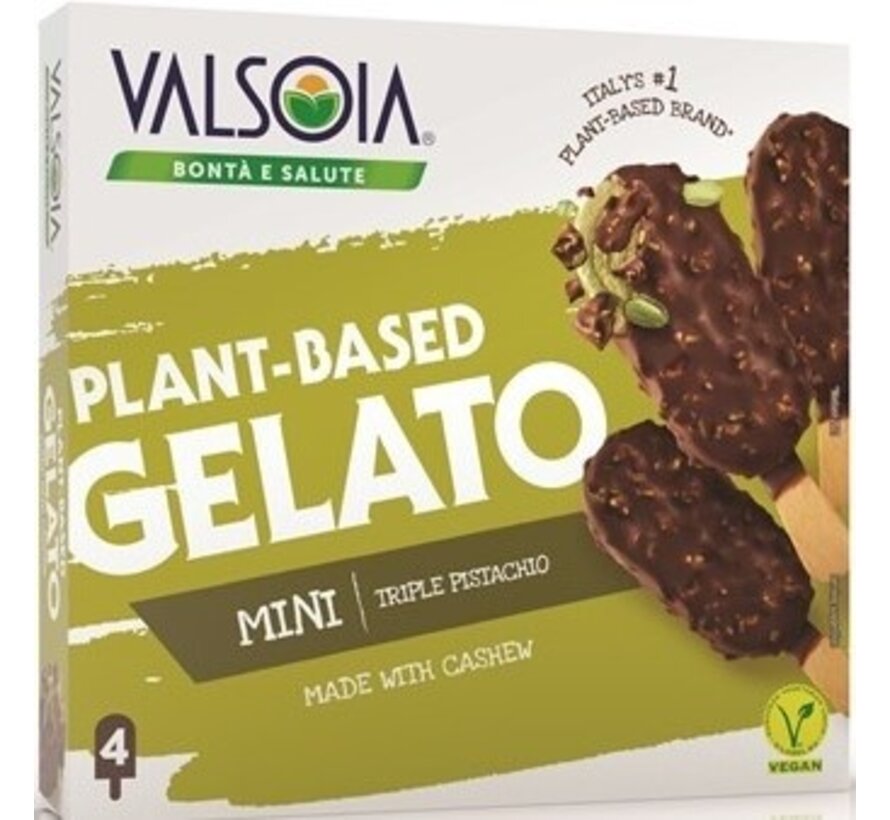 Valsoia - Cashew minibars Pistachio (6 x 200g)