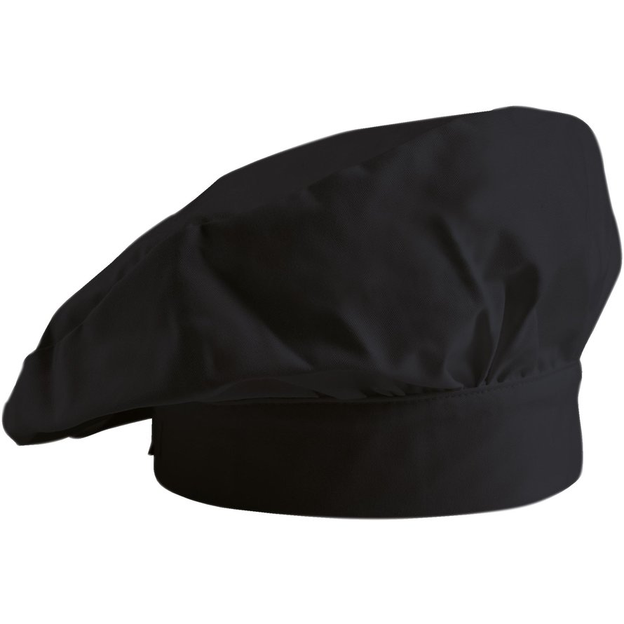 Kochmütze "Paris" schwarz
