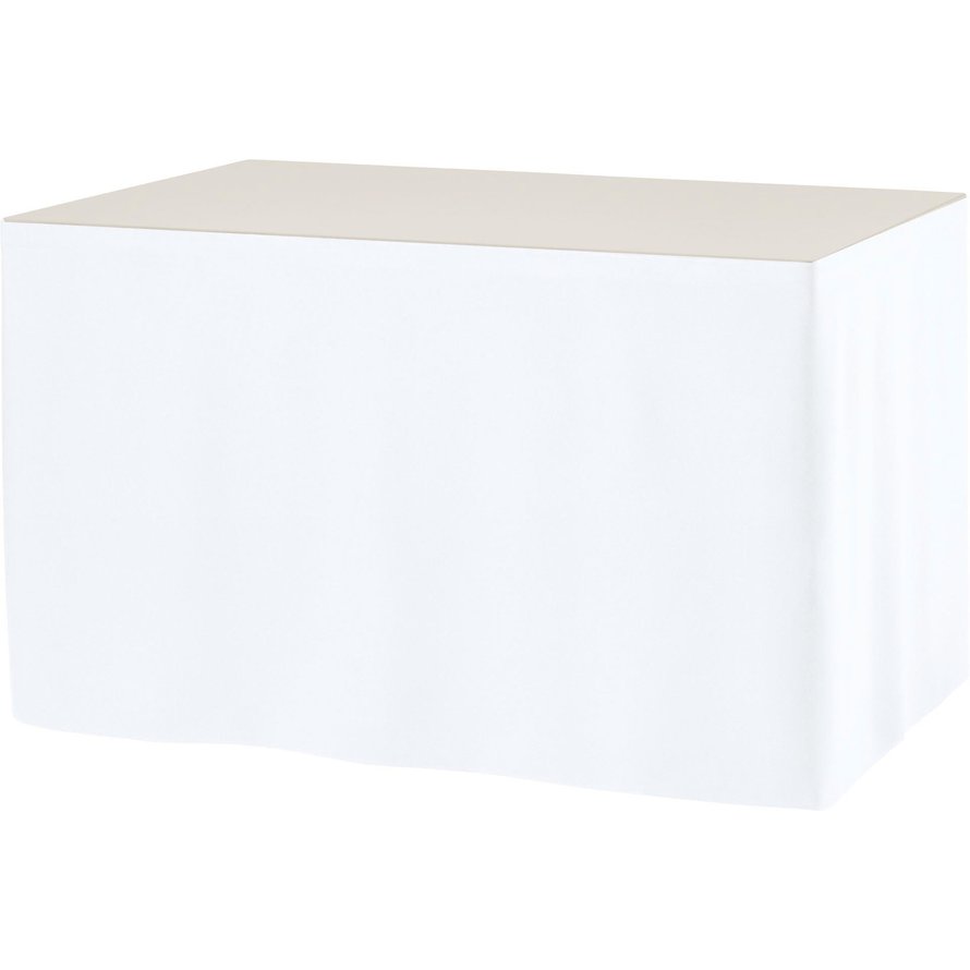 Skirting faltenlos weiß