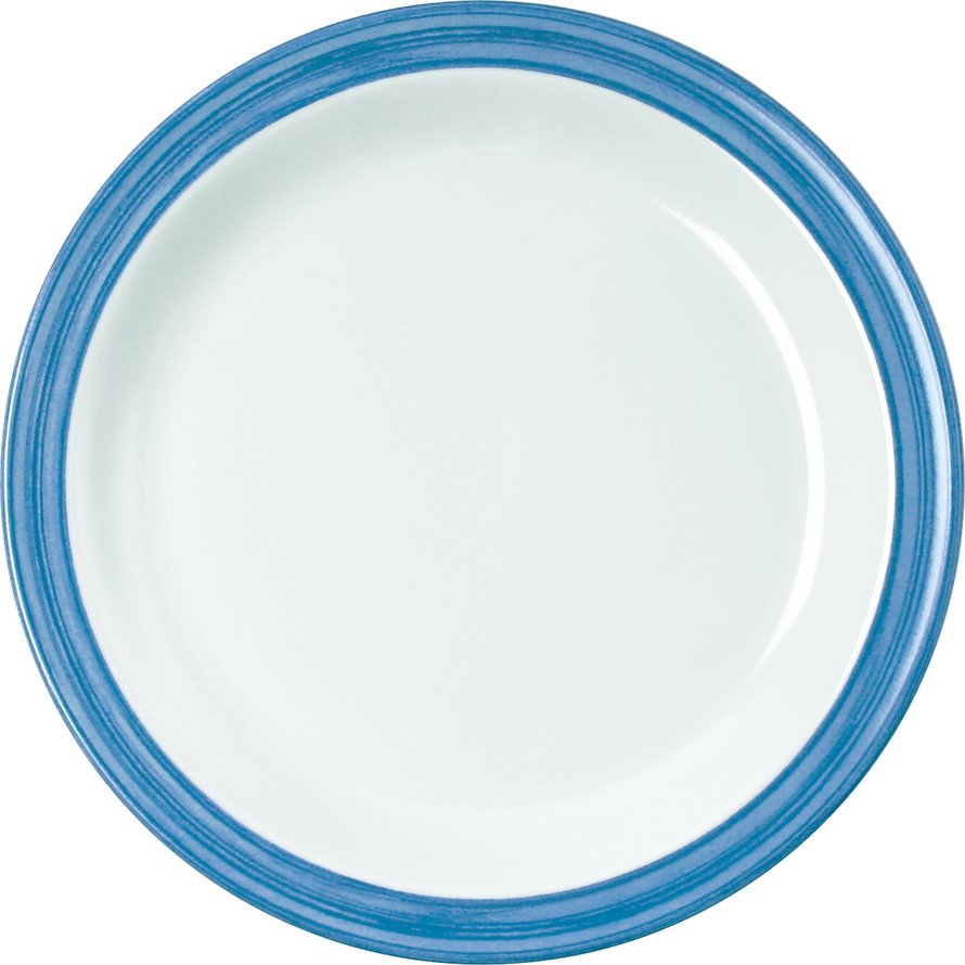 Teller flach "Colour" Ø19,5cm Melamin blau