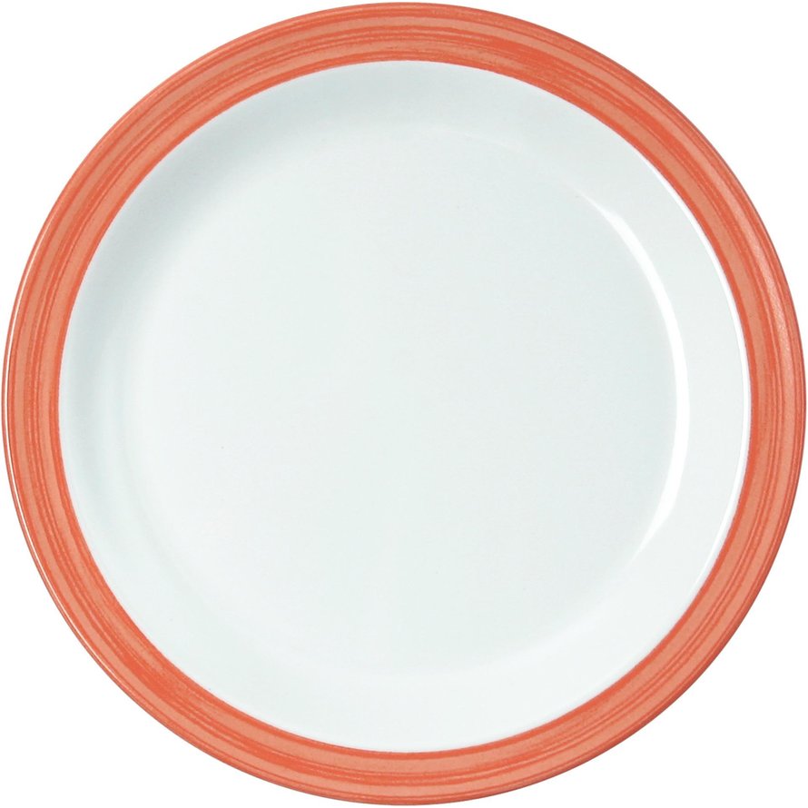 Teller flach "Colour" Ø19,5cm Melamin orange