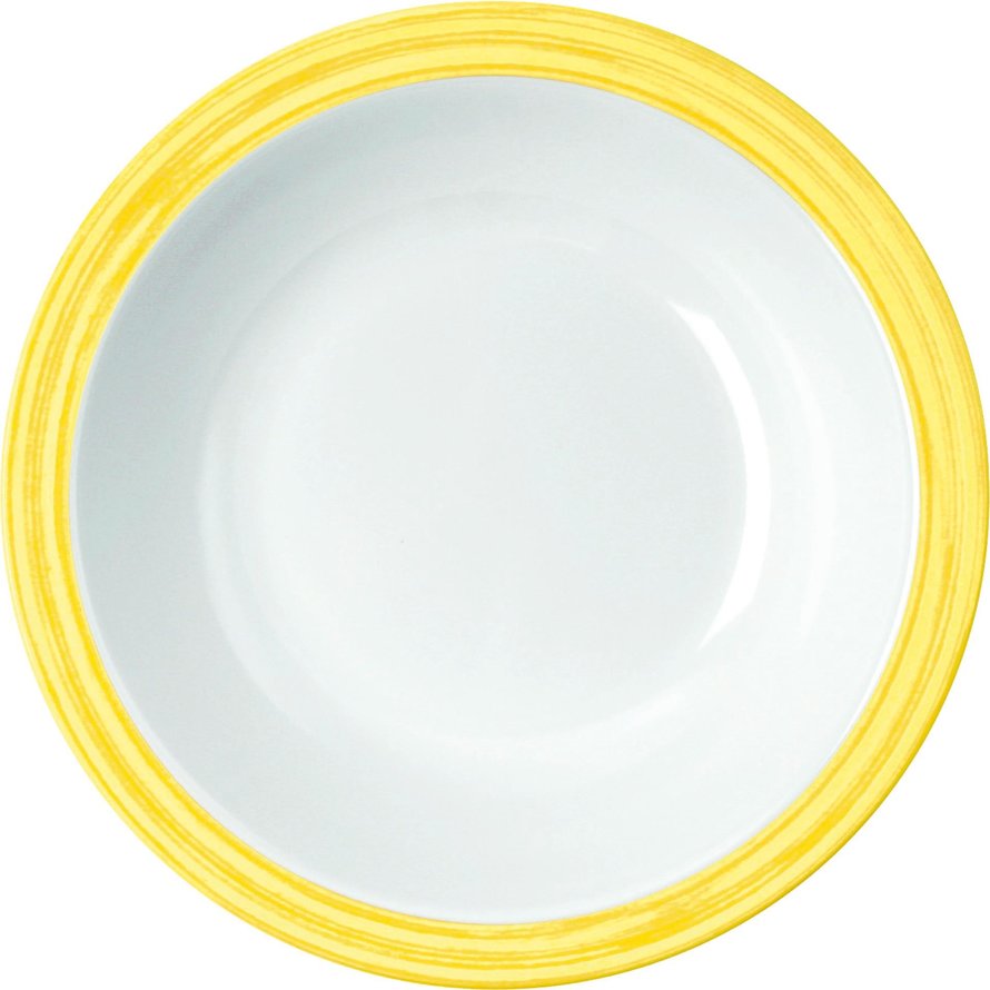 Teller tief "Colour" Ø20,5cm 600ml Melamin gelb