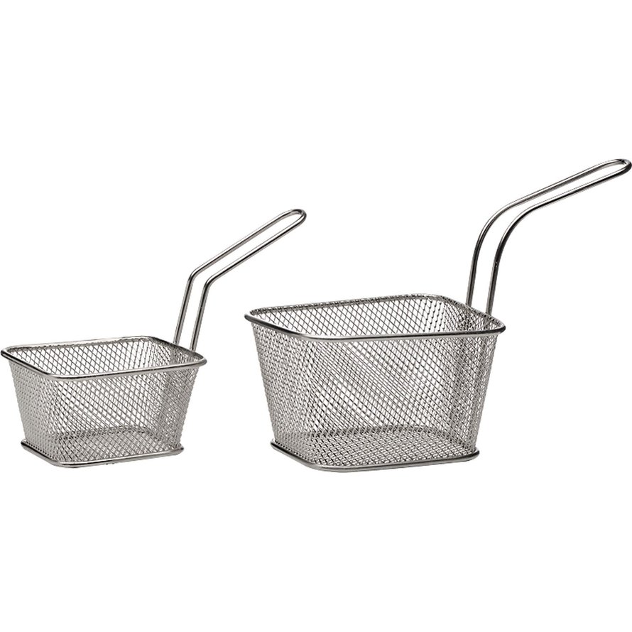 Mini-Servier-Frittierkorb, rechteckig 10,0x8,5 cm
