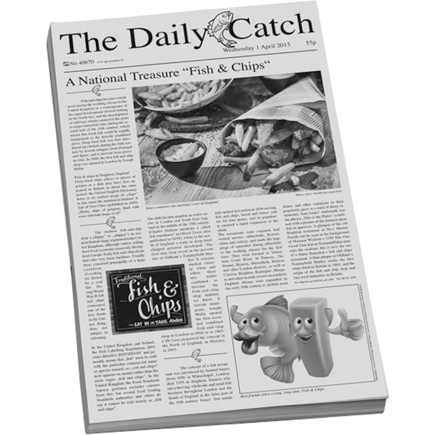 Wachspapier "Zeitung"