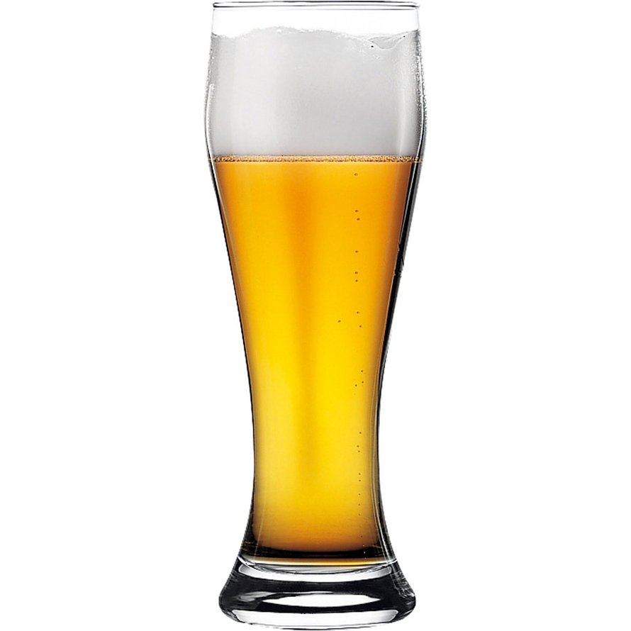Weizenbierglas 0,5 L mit Füllstrich