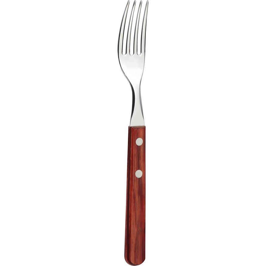 Steak-/Pizzabesteck "Churrasco" Löffel L: 19,5cm mahagoni