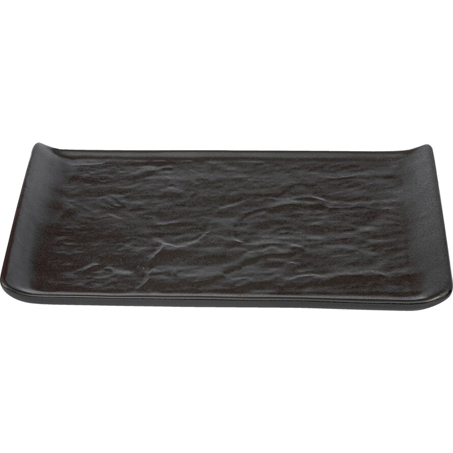 Porzellanserie "Schieferlook" Platte 26,2x15cm