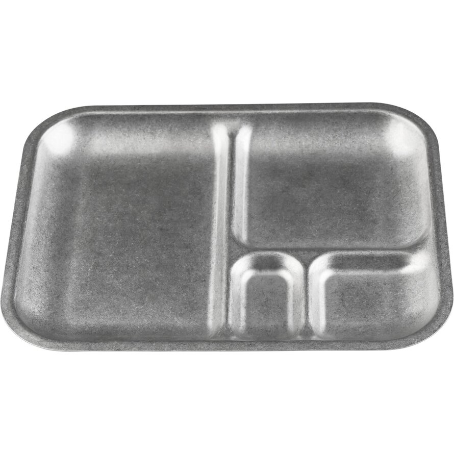 Edelstahlserie "Yoko" Abteilteller flach 26x21cm