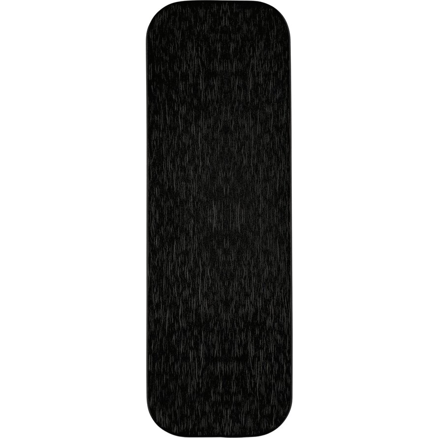 Porzellanserie "Lavanit" schwarz Platte rechteckig 25,1x8,5x1,1cm