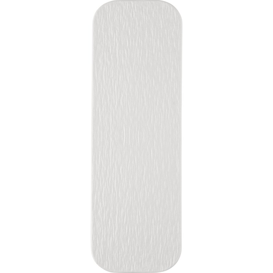 Porzellanserie "Lavanit" weiß Platte rechteckig 25,1x8,5x1,1cm