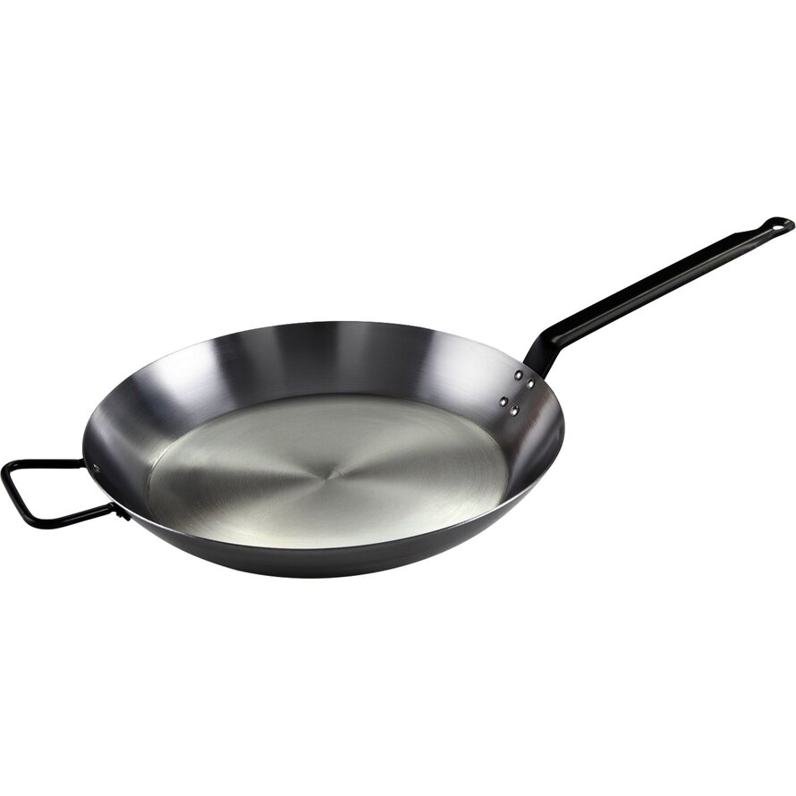 Eisenpfanne, schwer, flach Ø 36cm