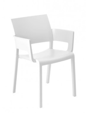 Resol Kunststof Design Terrasstoel Fiona - Met Armleuning - Resol