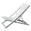 Grosfillex Sunset aluminium lounge deckchair