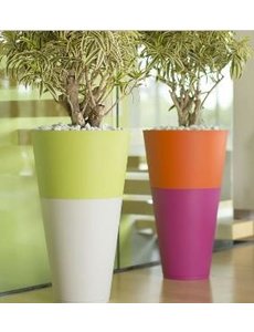 Grosfillex Kunststof plantenpot Tokyo XL combi potten