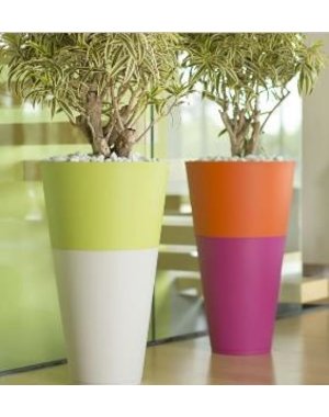 Grosfillex Kunststof plantenpot Tokyo XL combi potten