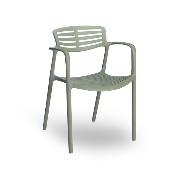 Resol Kunststof Design Terrasstoel Toledo Aire - Met Armleuning - Resol