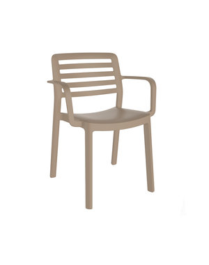 Resol Kunststof Terrasstoel Wind - Met Armleuning