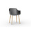 Resol Kunststof Design stoel Shape Hout - Met Armleuning - Resol