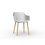 Resol Kunststof Design stoel Shape Hout - Met Armleuning - Resol