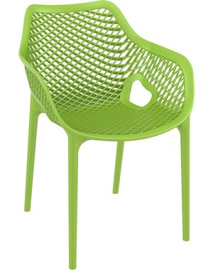 Siesta Kunststof Terrasstoel Air XL Groen  - Met armleuning - Siësta