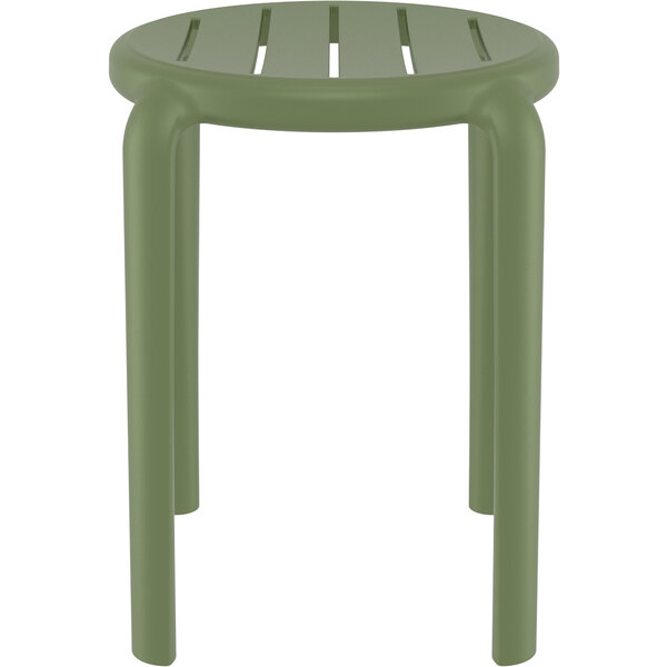 Siesta Kunststof stapelbare lage kruk Tom 45