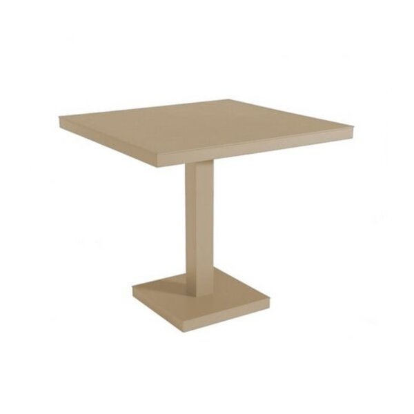 Resol Aluminium design tafel Barcino op kolomvoet