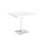 Resol Aluminium design tafel Barcino op kolomvoet
