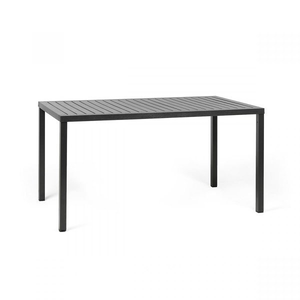 Nardi Cube kunststof tafel met aluminium poten 140x80