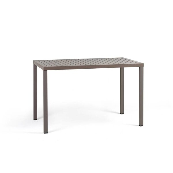 Nardi Cube kunststof tafel met aluminium poten 120x70