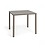 Nardi Cube bistrotafel met aluminium onderstel 80x80 cm