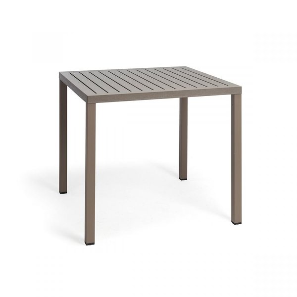 Nardi Cube bistrotafel met aluminium onderstel 80x80 cm