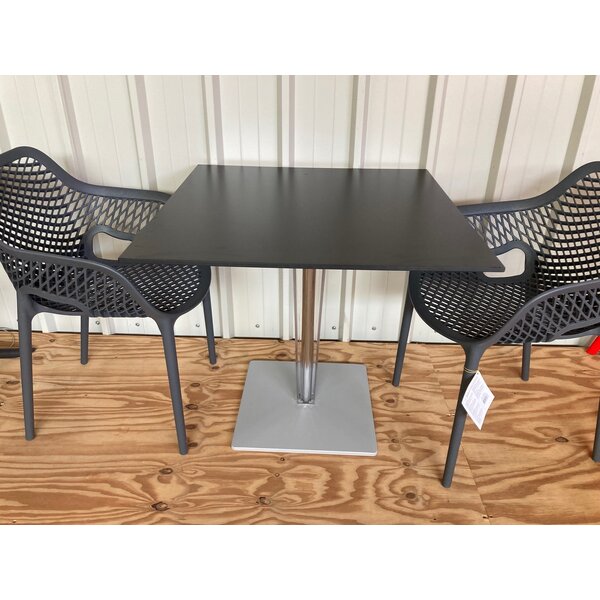 Siesta Bistrotafel Lulu met HPL blad en 2 moderne stoelen