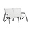 Grosfillex Loungebank Sunset 2-zitter met textileen SALE