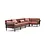 Nardi Poef Maximo - modulair lounge element