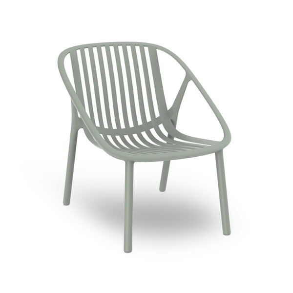 Resol Design lage armstoel Bini groengrijs SALE